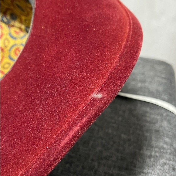 Vintage Velvet cowgirl hat - burgundy / Garnet / maroon - Picture 7 of 7